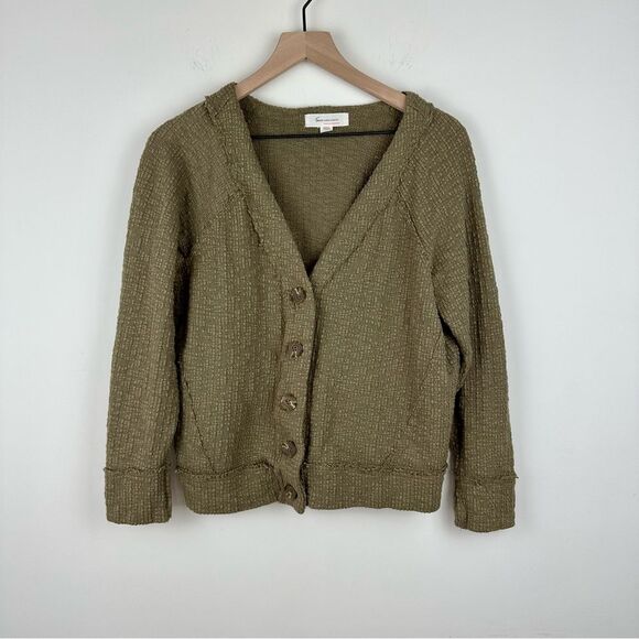 Two by Vince Camuto Olive Cardigan, M - Picture 1 of 7